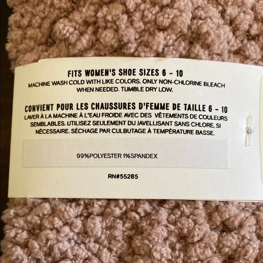 NWT Express Pink Cozy Socks Soft Comfy Stocking Stuffer Giftable